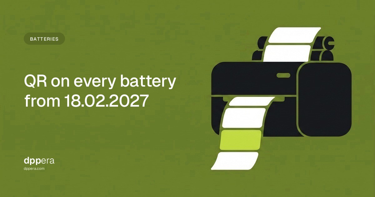 DPPera - Batteries: QR on every battery from 18.02.2027