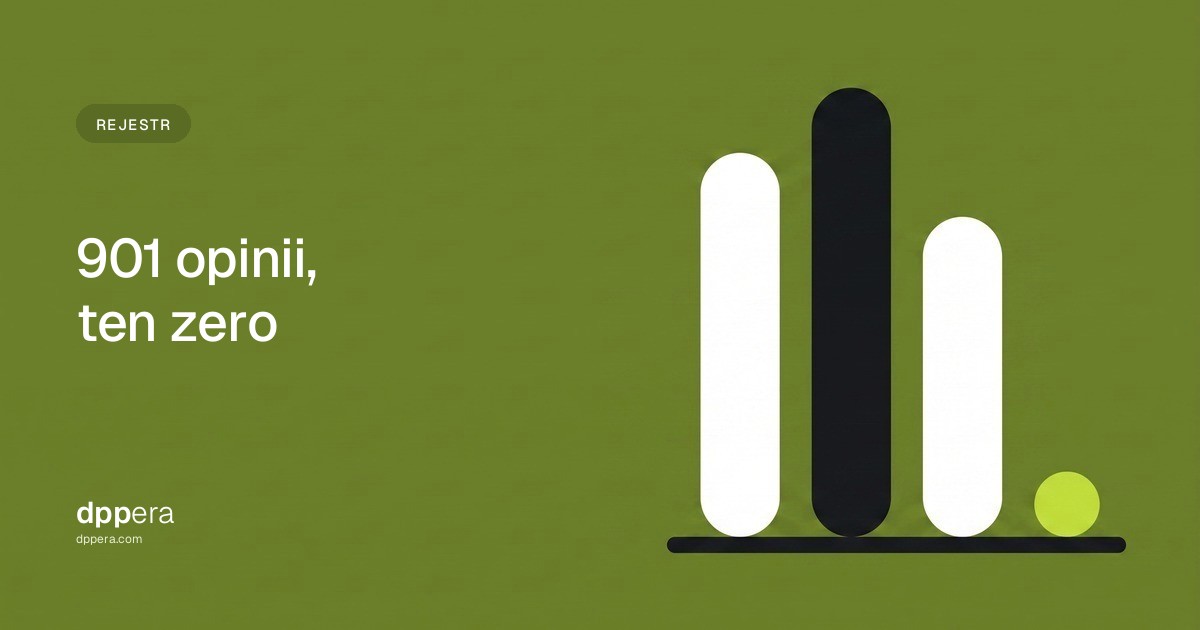 DPPera - Rejestr: 901 opinii, ten zero