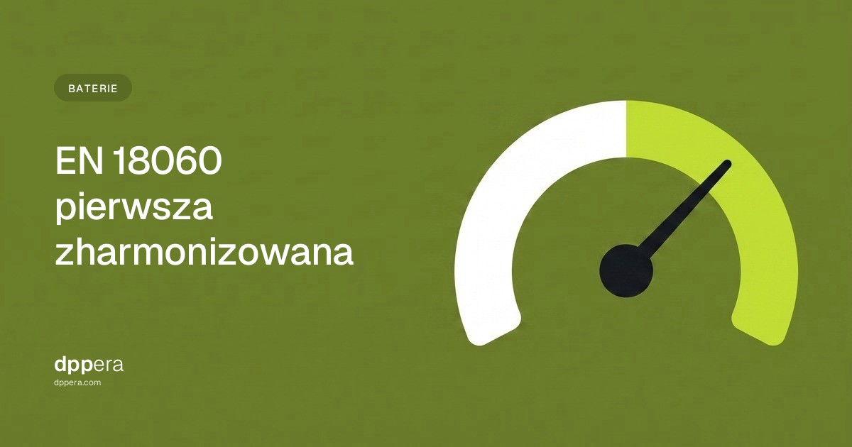 DPPera - Baterie: EN 18060 pierwsza zharmonizowana
