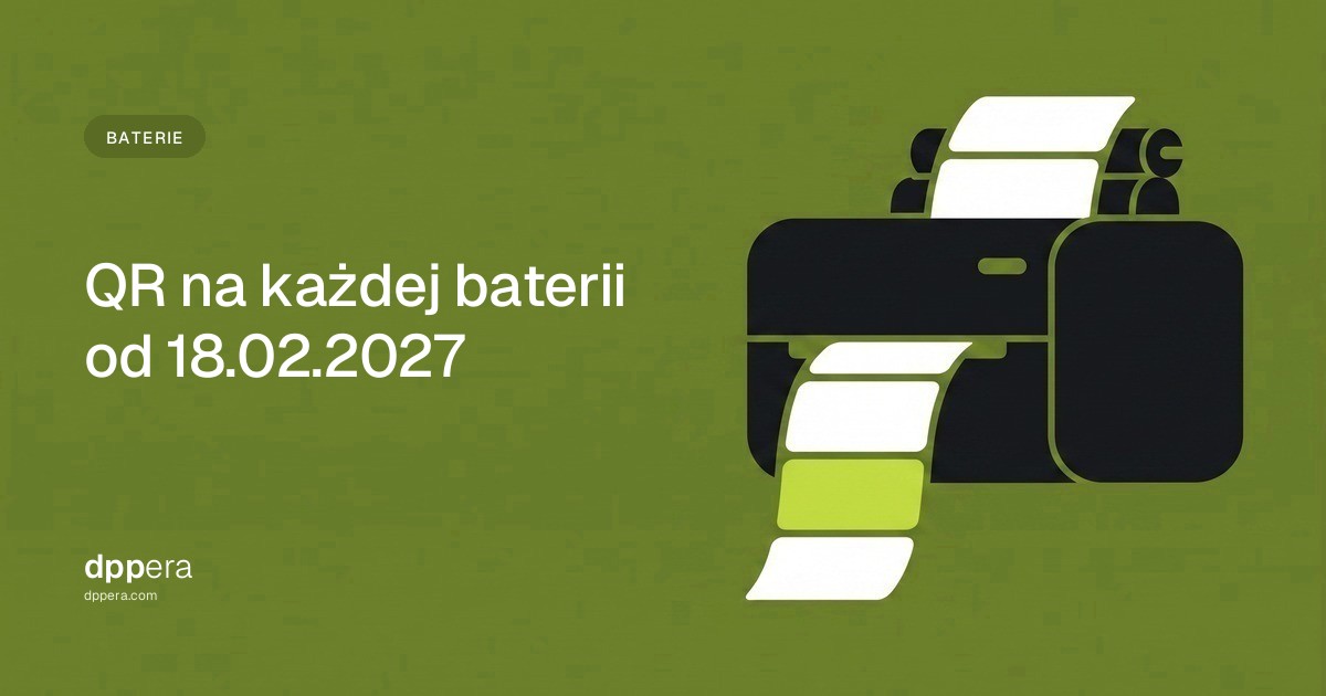 DPPera - Baterie: QR na każdej baterii od 18.02.2027