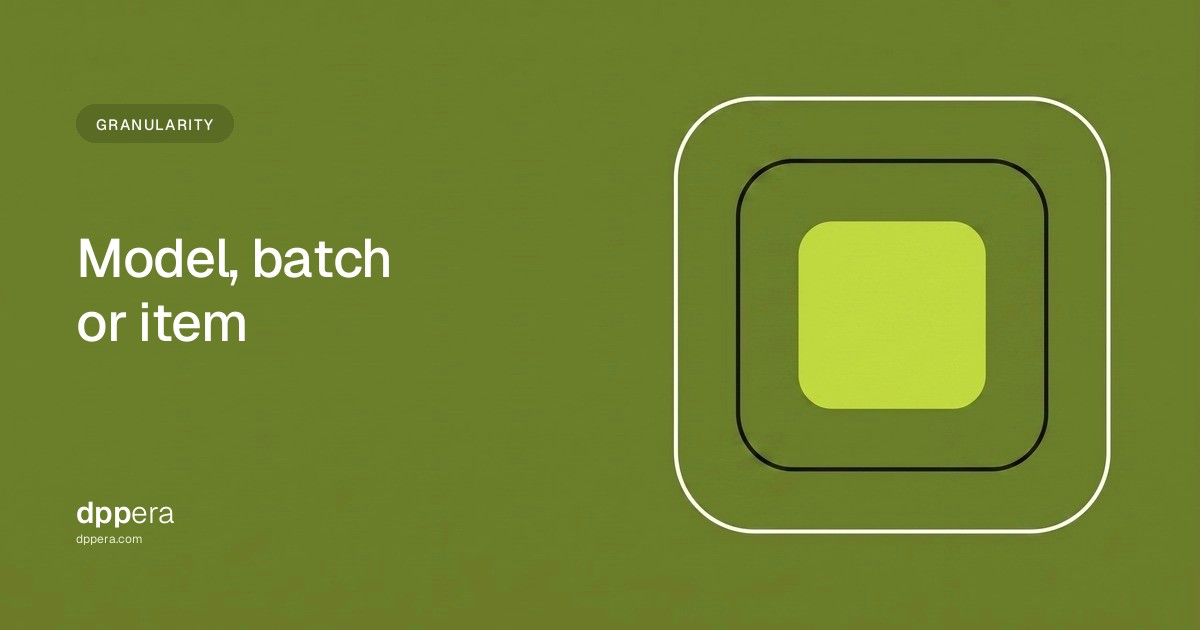DPPera - Granularity: Model, batch or item