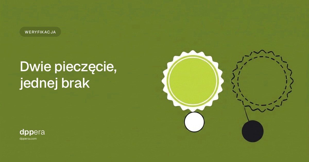 DPPera - Weryfikacja: Dwie pieczęcie, jednej brak