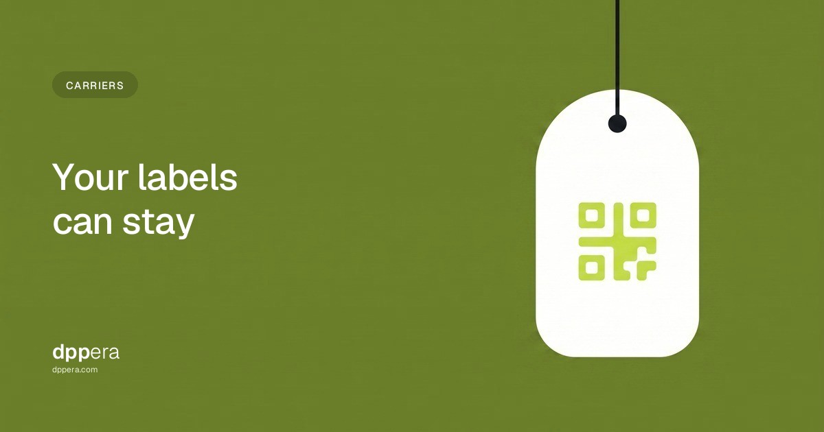 DPPera - Carriers: Your labels can stay